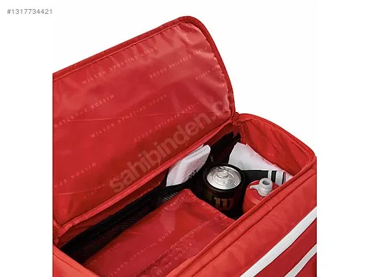 Sıfır Wilson Super Tour Red Duffel Kırmızı Çanta Tenis ve Spor