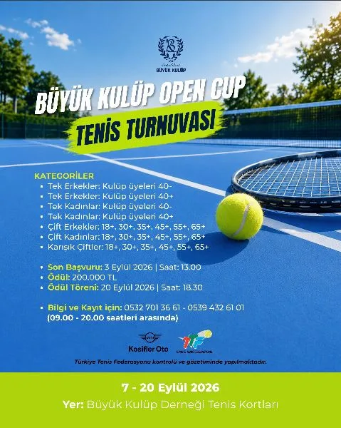 Büyük Kulüp Open Cup Tenis Turnuvası