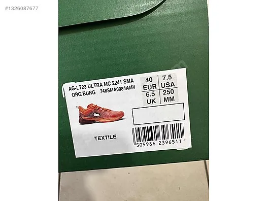 Lacoste Ag-lt23 Ultra 40 Numara Tenis Ayakkabısı