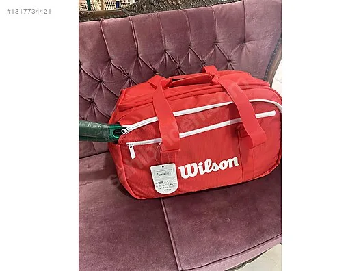 Sıfır Wilson Super Tour Red Duffel Kırmızı Çanta Tenis ve Spor