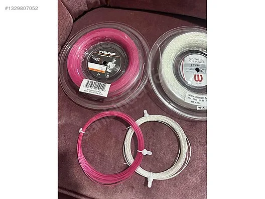 Wilson Synthetic Gut Power +Head Synthetic Gut Pembe Kordaj